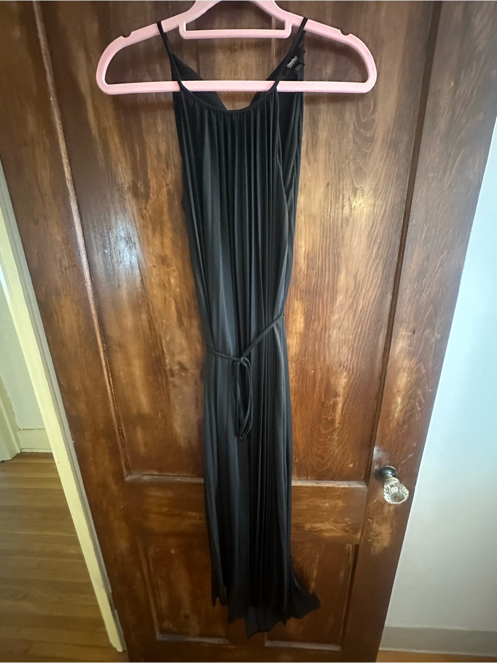 Mossimo Supply Co. Black Dress with tie at waist